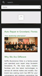 Mobile Screenshot of griffisautomotiveclinic.com